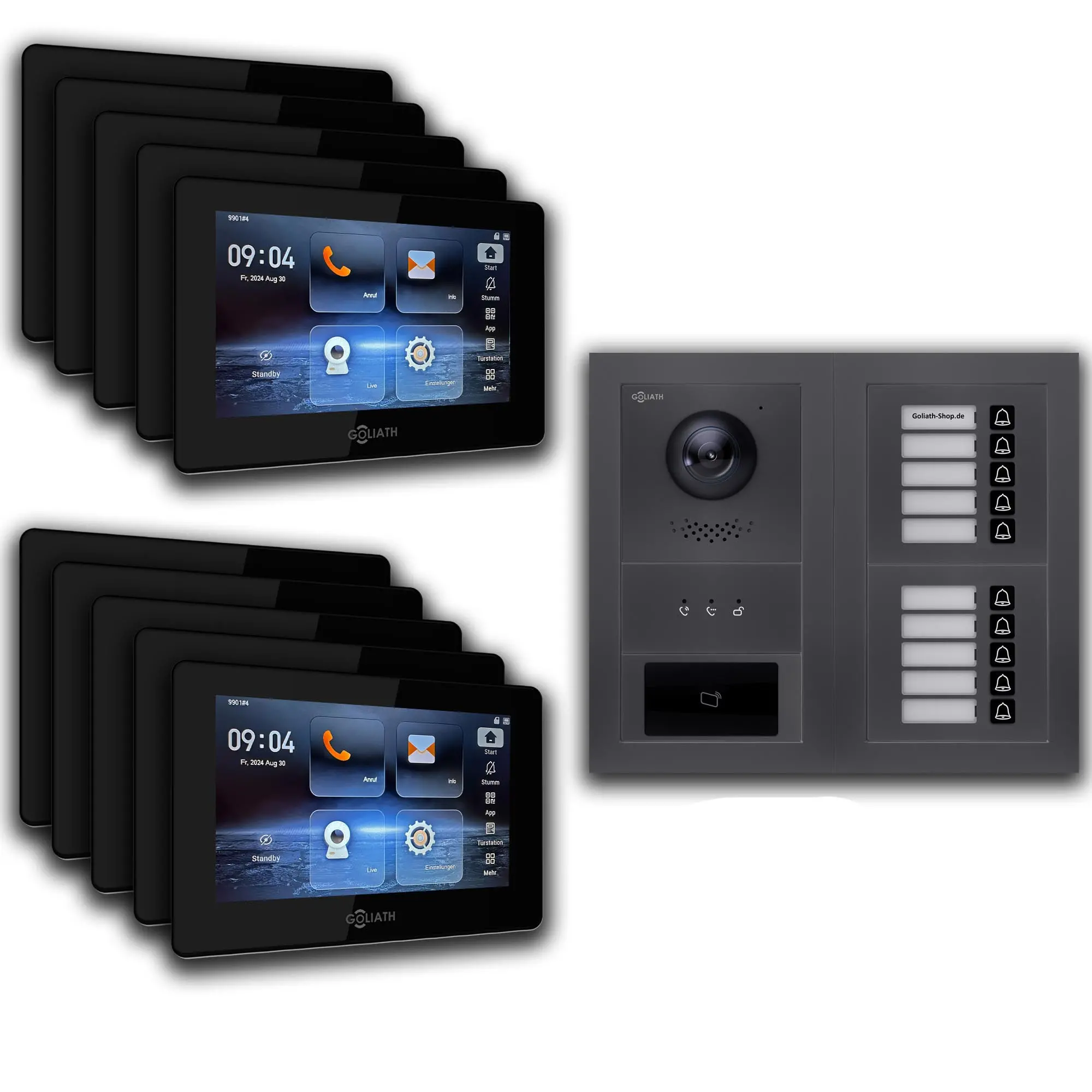 GL-HB1010A.1_Video-Tuersprechanlage_Gegensprechanlage_Goliath_IP_2-Draht