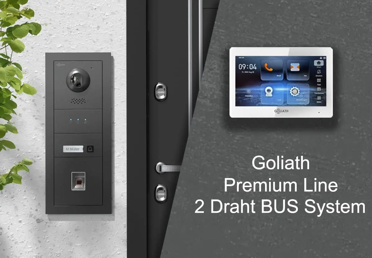 Türsprechanlage mit Kamera 2-draht BUS IP