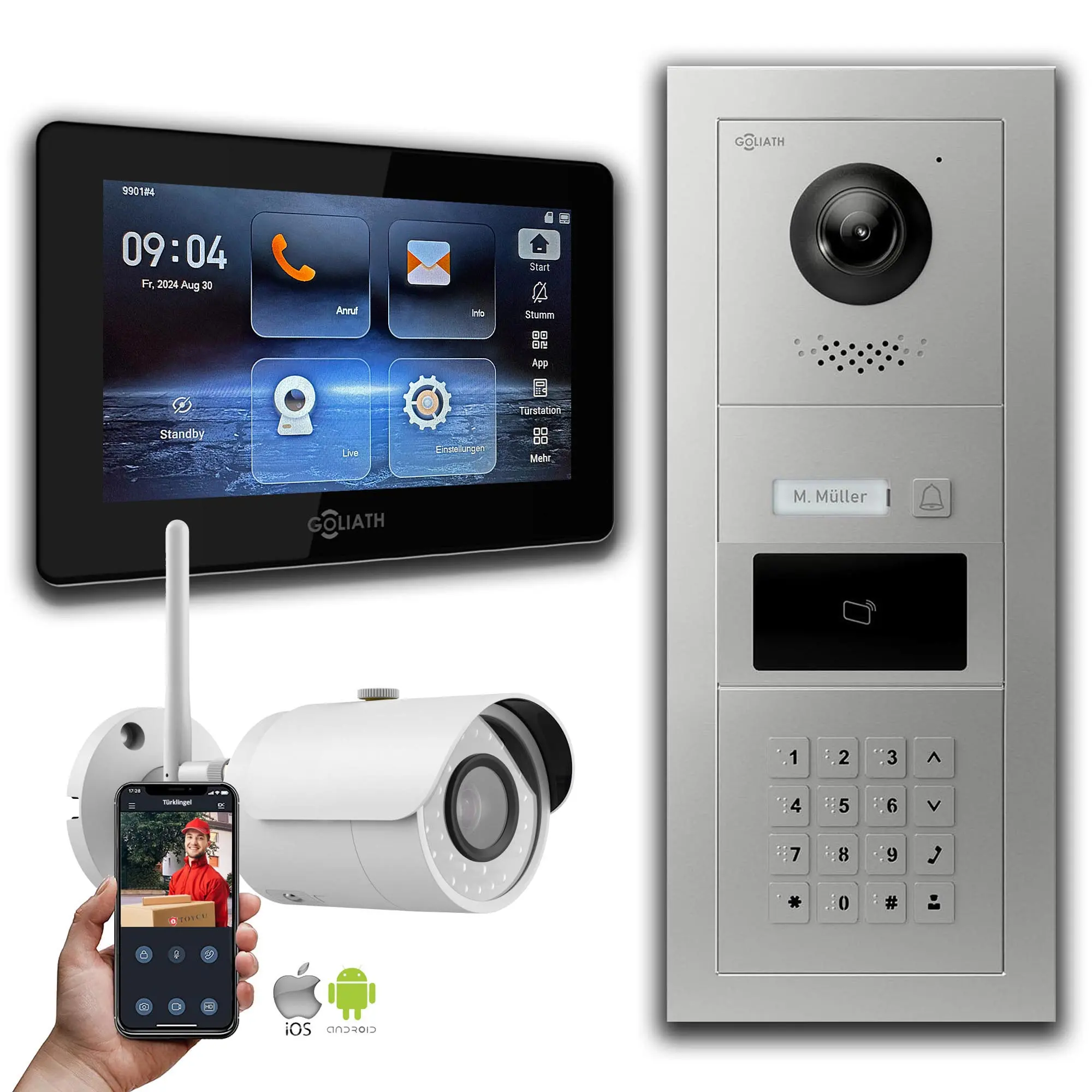 GL-IPH158.1_Video-Tuersprechanlage_Sprechanlage_Goliath_IP_Hybrid