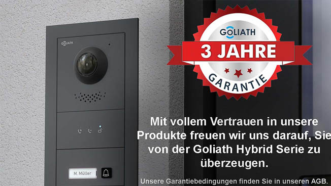 Warum brauche ich eine GOLIATH Türsprechanlage