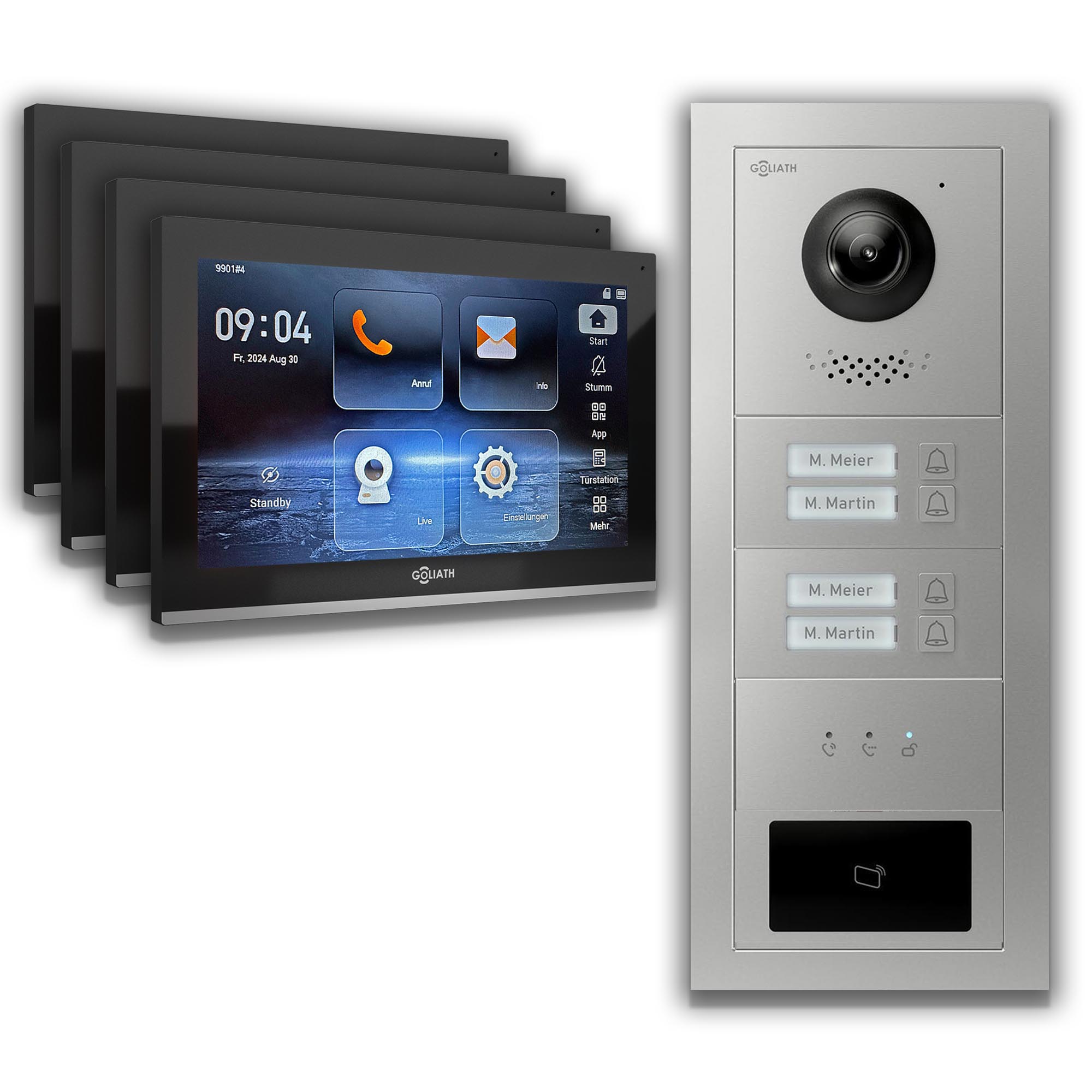 GL-IPH410.1_Video-Tuersprechanlage_Sprechanlage_Goliath_IP_Hybrid