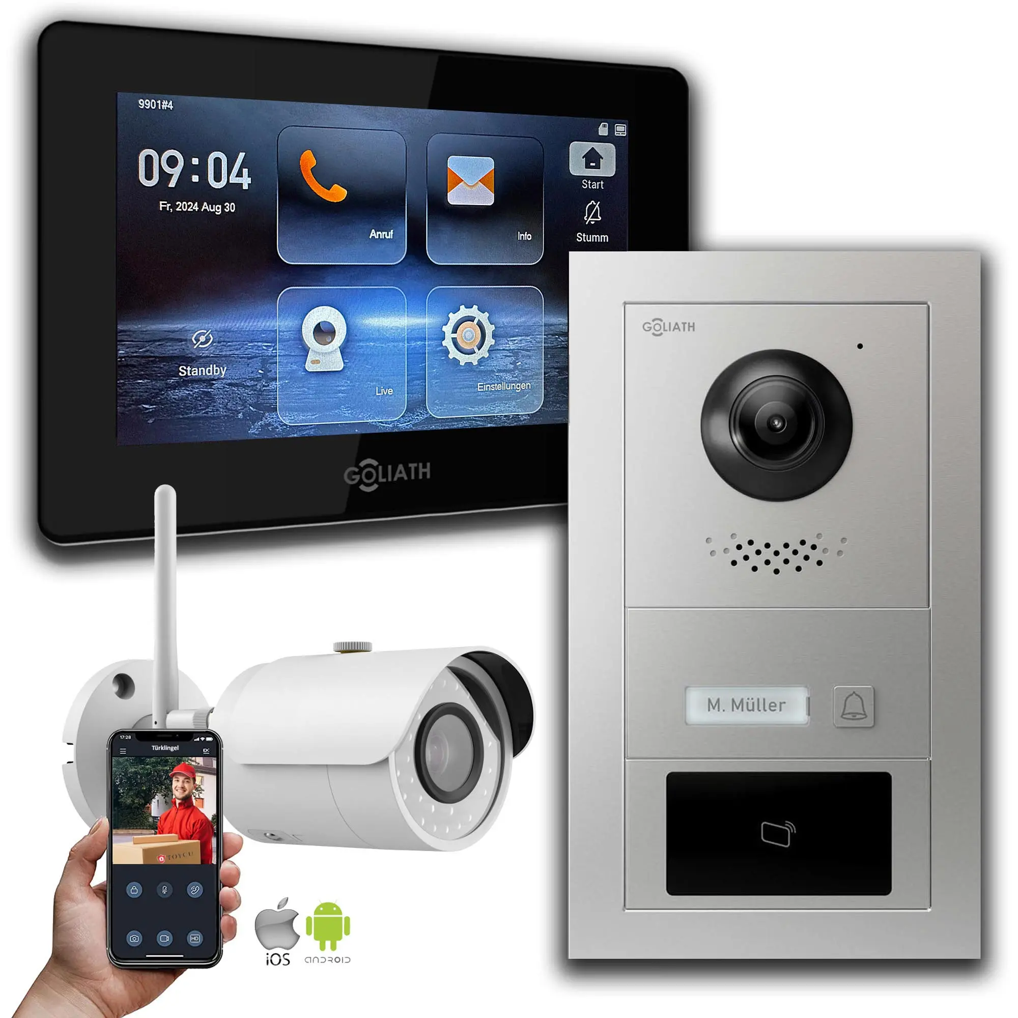 GL-IPH118.1_Video-Tuersprechanlage_Sprechanlage_Goliath_IP_Hybrid