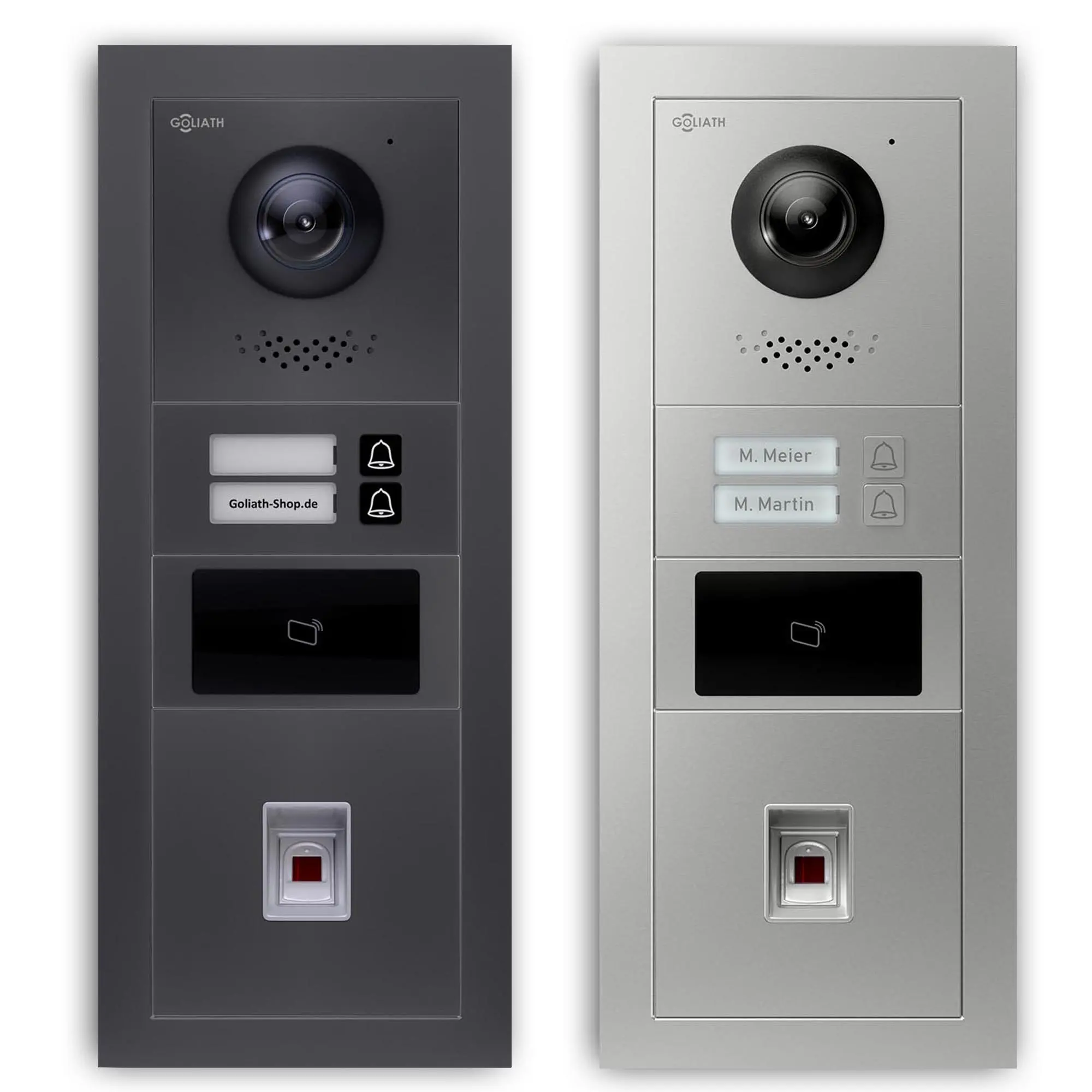 Goliath_tuerklingel_mit-kamera-Aussenstation_RFID_Fingerprint_2-Familienhaus