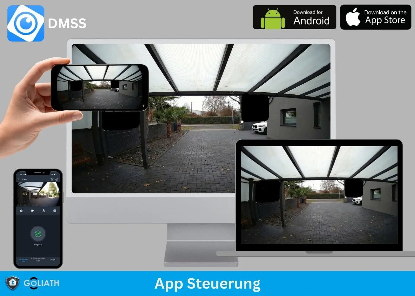 App Steuerung Goliath