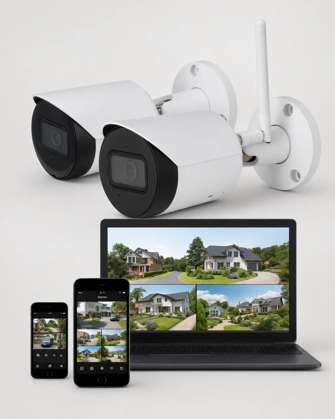 Goliath Videoüberwachung mit NVR Recorder und IP Kamera für Haus und Gewerbe