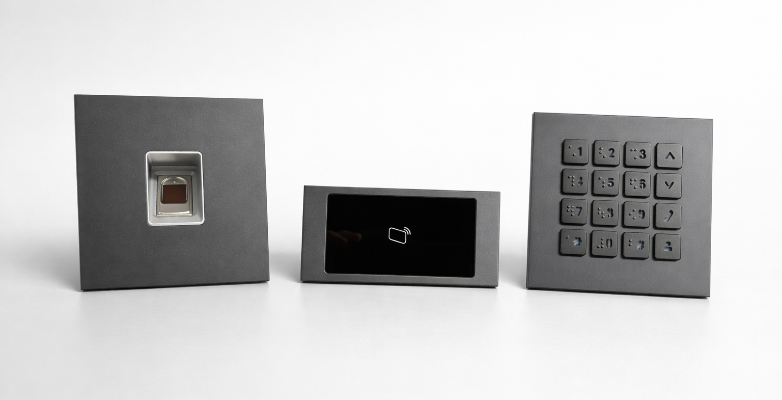Premium-Line: Türöffner komfortabel öffnen – mit Fingerprint, RFID oder Zahlencode