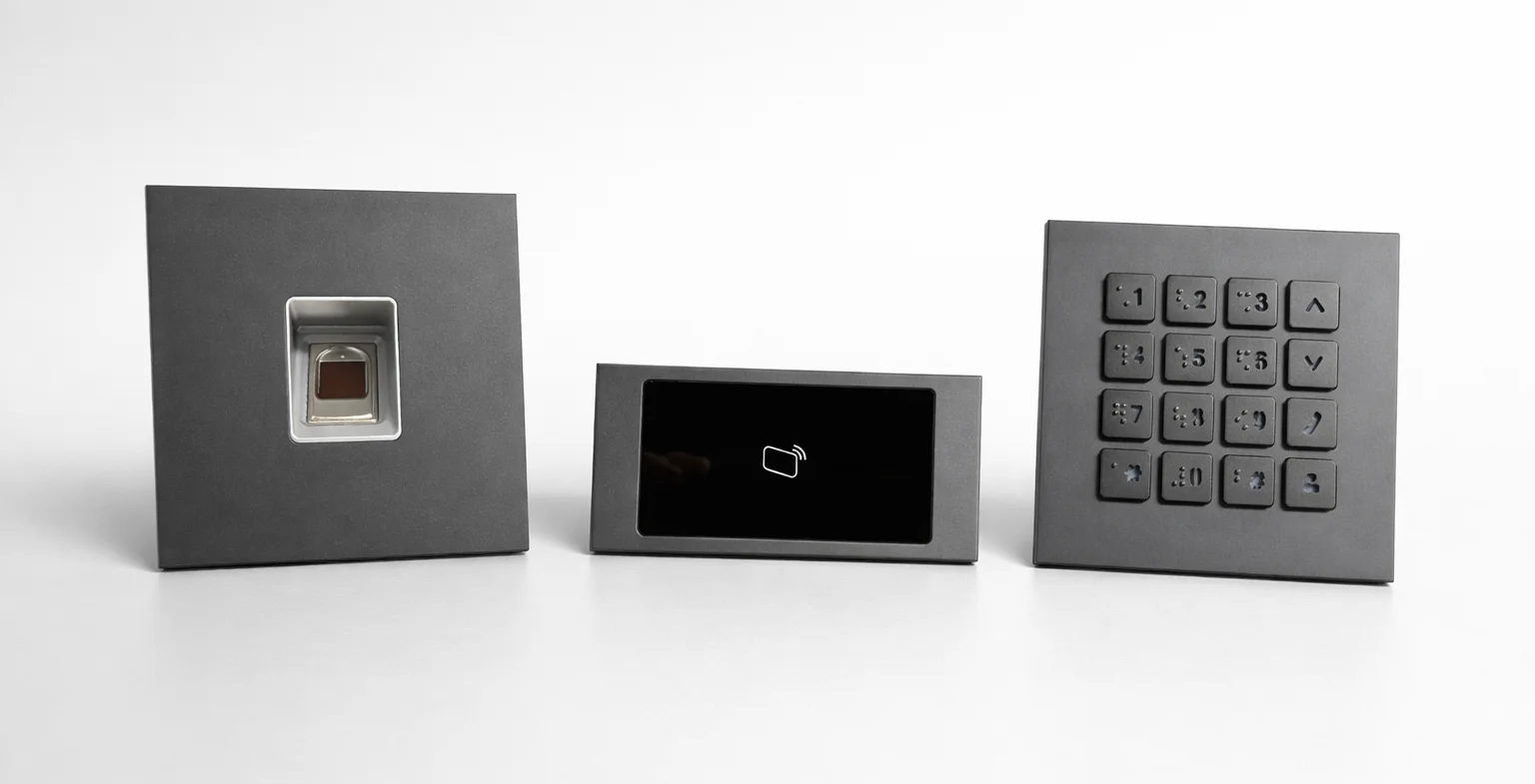 Goliath Zutrittsmodule: Fingerprint, RFID-Leser und Zahlencode-Tastatur