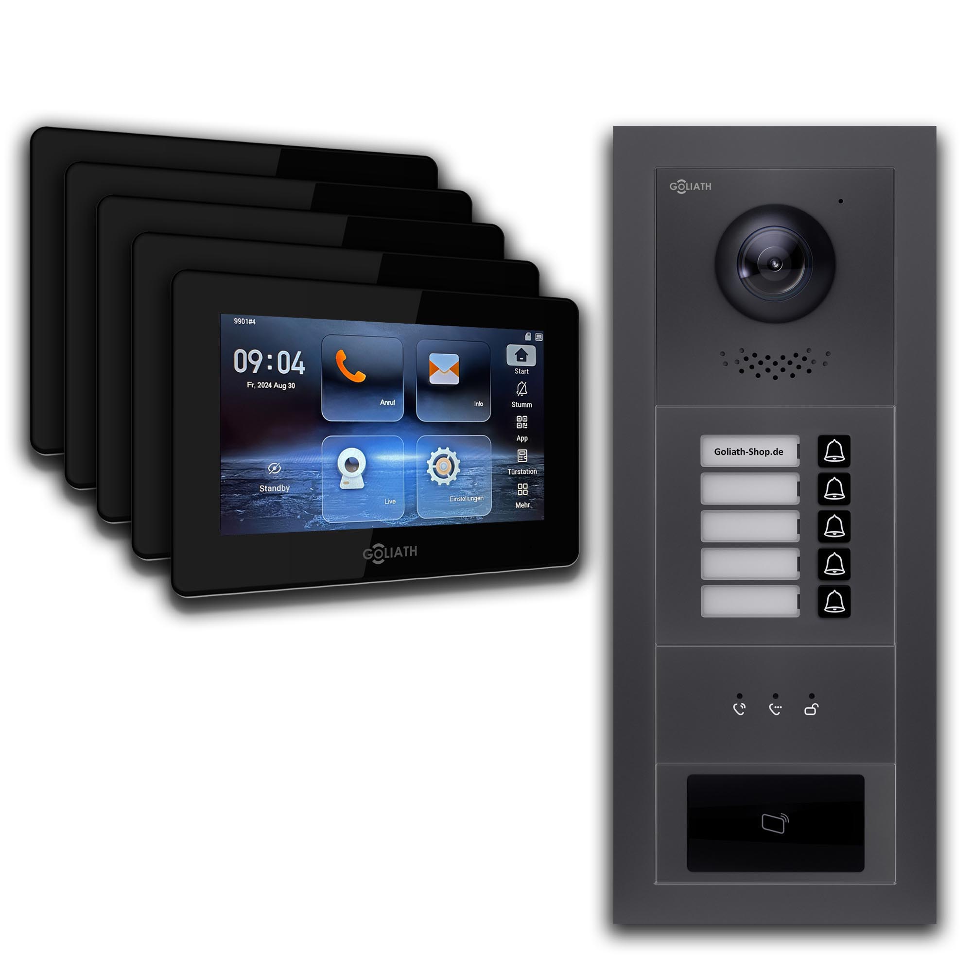 GL-IPH515A.1_Video-Tuersprechanlage_Sprechanlage_Goliath_IP_Hybrid