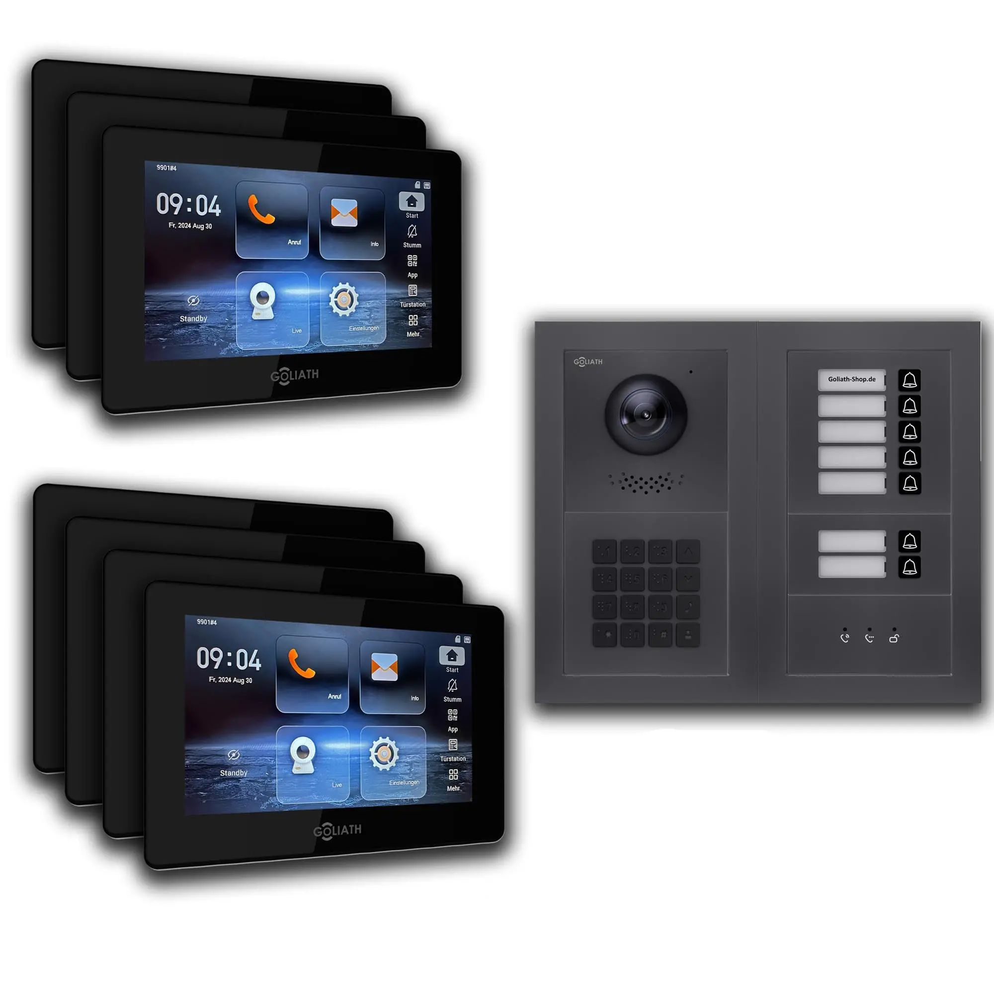 GL-IPH735A.1_Video-Tuersprechanlage_Sprechanlage_Goliath_IP_Hybrid