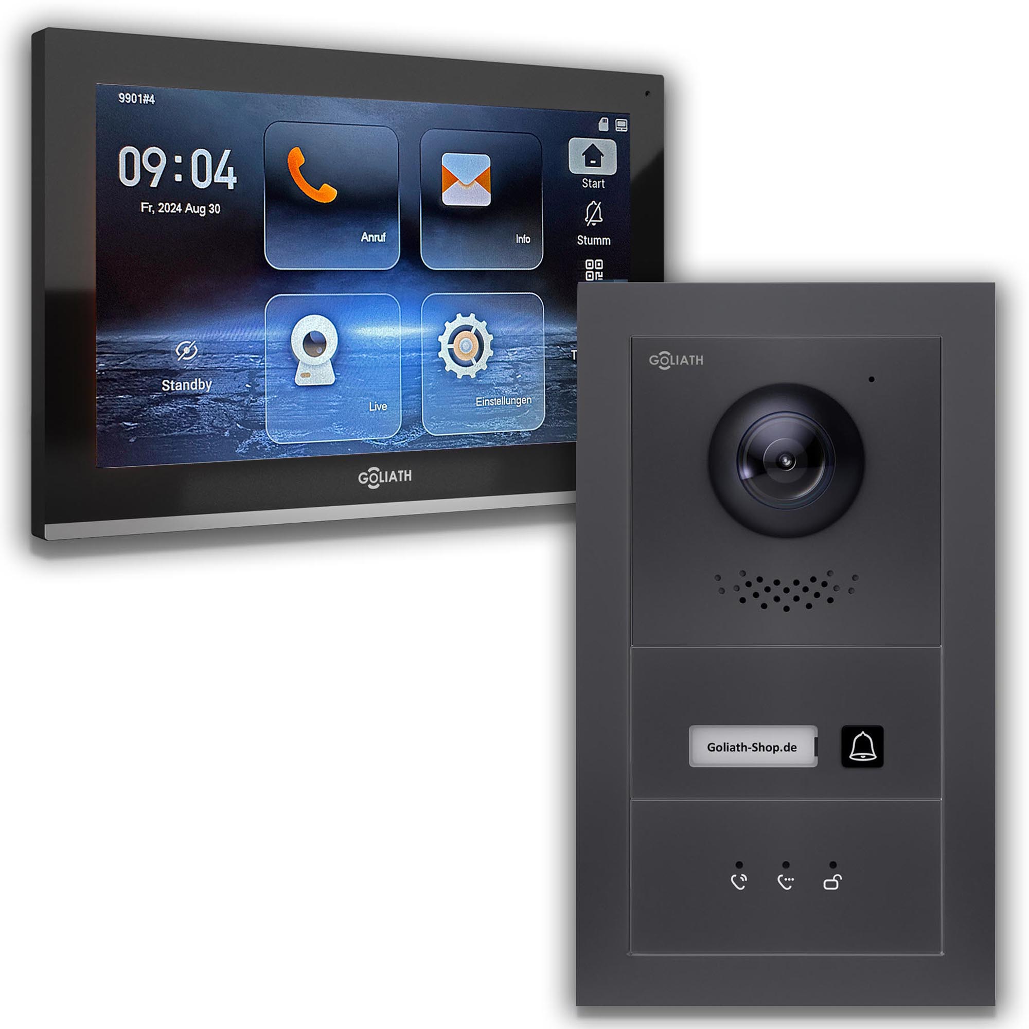 GL-IPH100A.1_Video-Tuersprechanlage_Sprechanlage_Goliath_IP_Hybrid