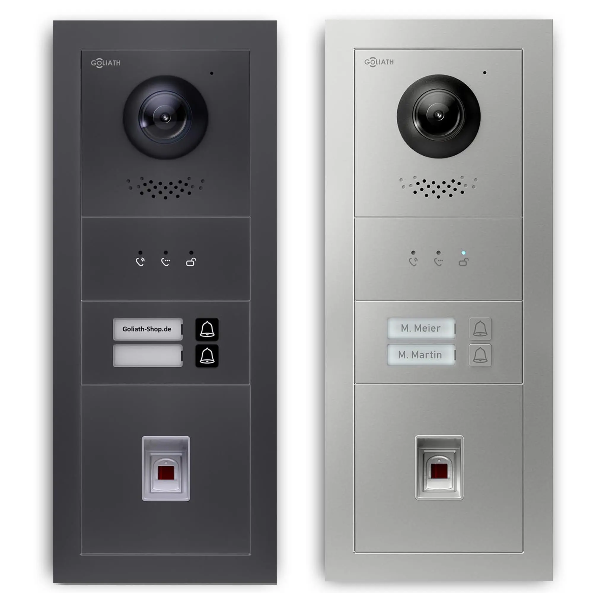 Goliath_tuerklingel_mit-kamera-Aussenstation_feedbackmodul_Fingerprint_2-Familienhaus