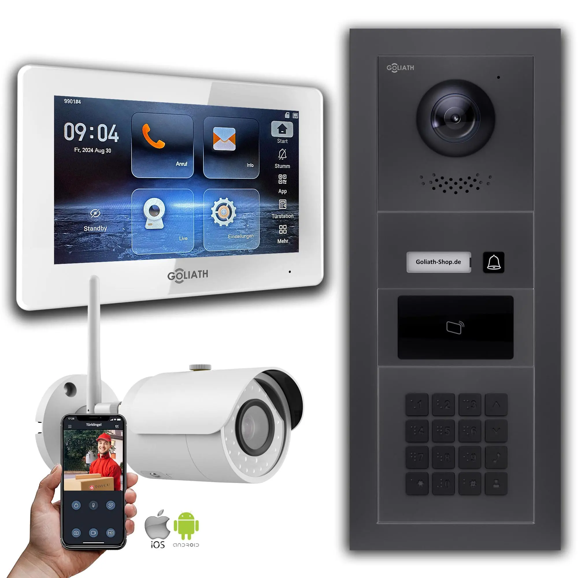 GL-IPH158.1_Video-Tuersprechanlage_Sprechanlage_Goliath_IP_Hybrid