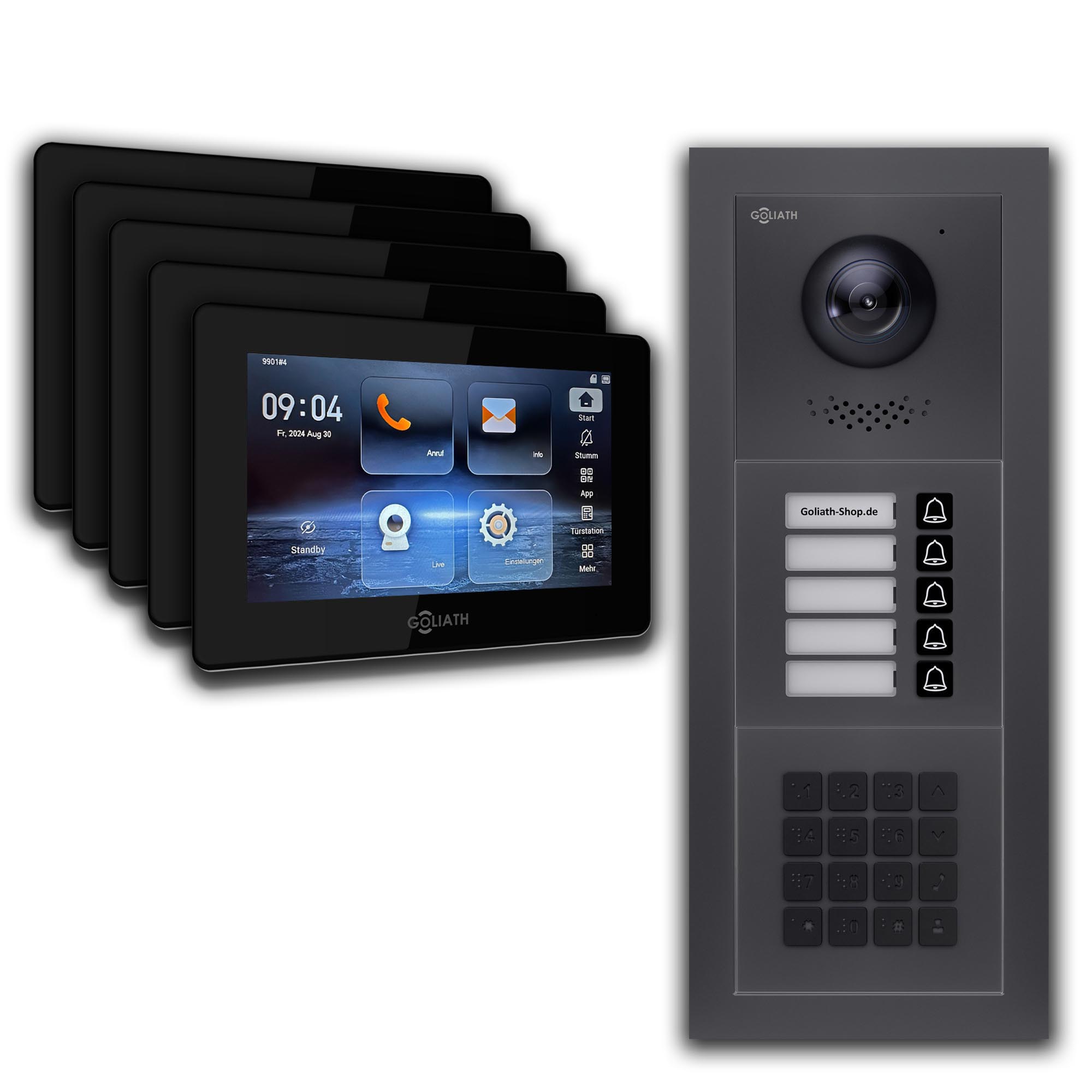 GL-IPH525A.1_Video-Tuersprechanlage_Sprechanlage_Goliath_IP_Hybrid