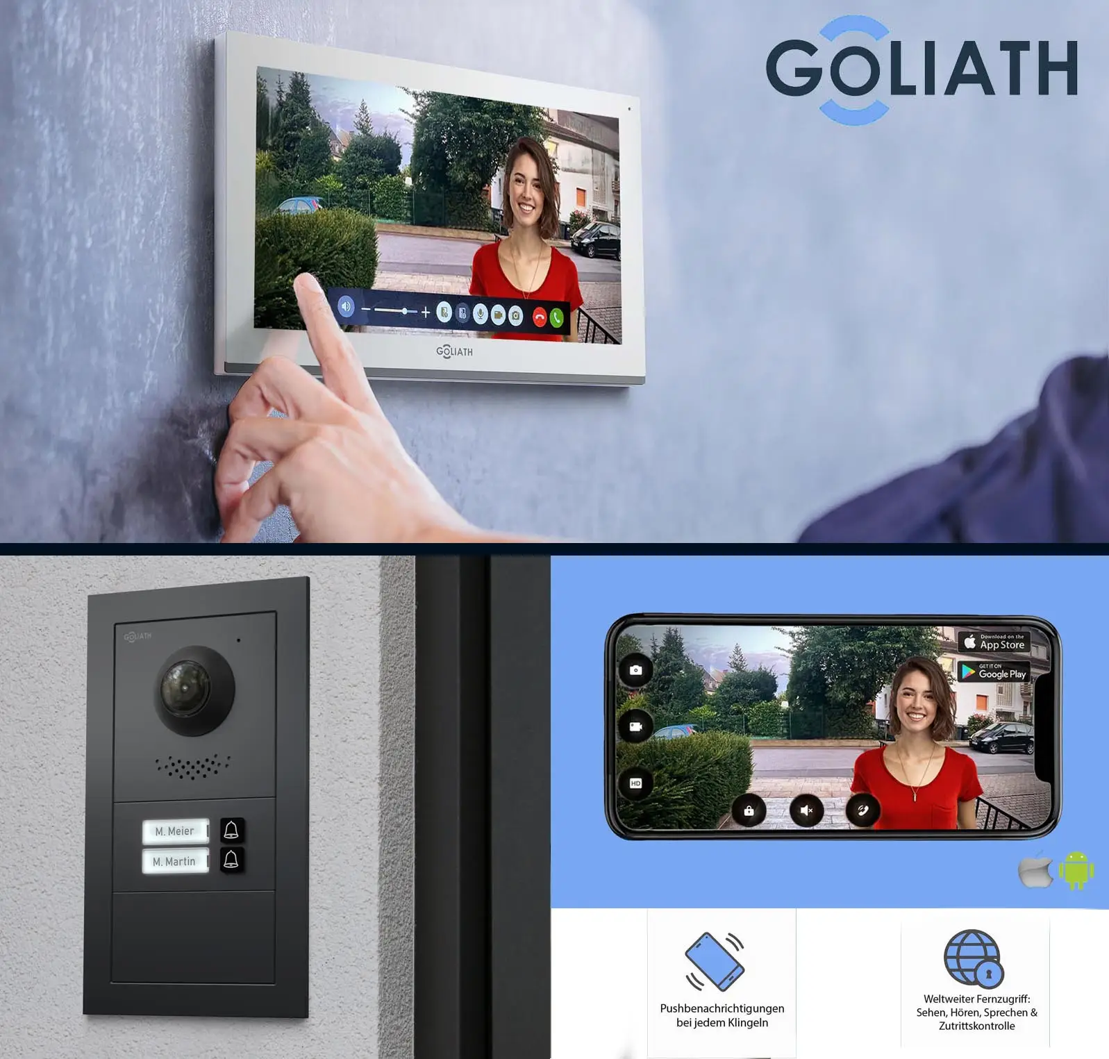 Goliath Türöffner-Steuerung per Android-App