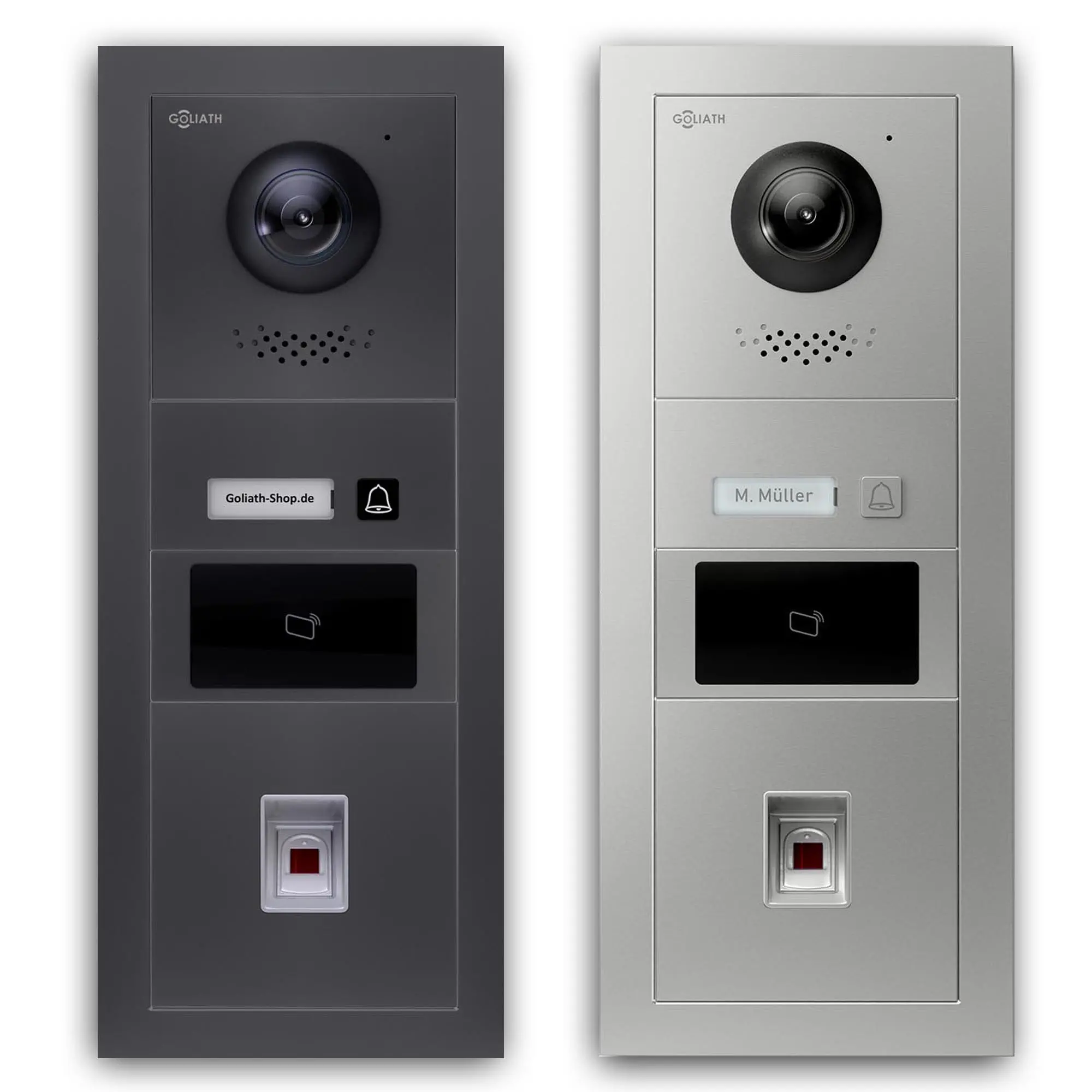 Goliath_tuerklingel_mit-kamera-Aussenstation_RFID_Fingerprint_1-Familienhaus