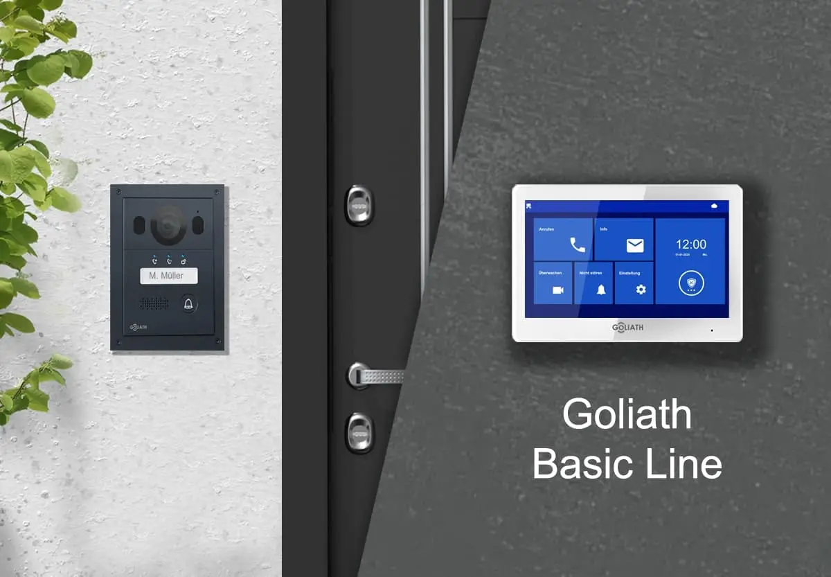 Video Türklingel mit Kamera 2-Draht BUS IP